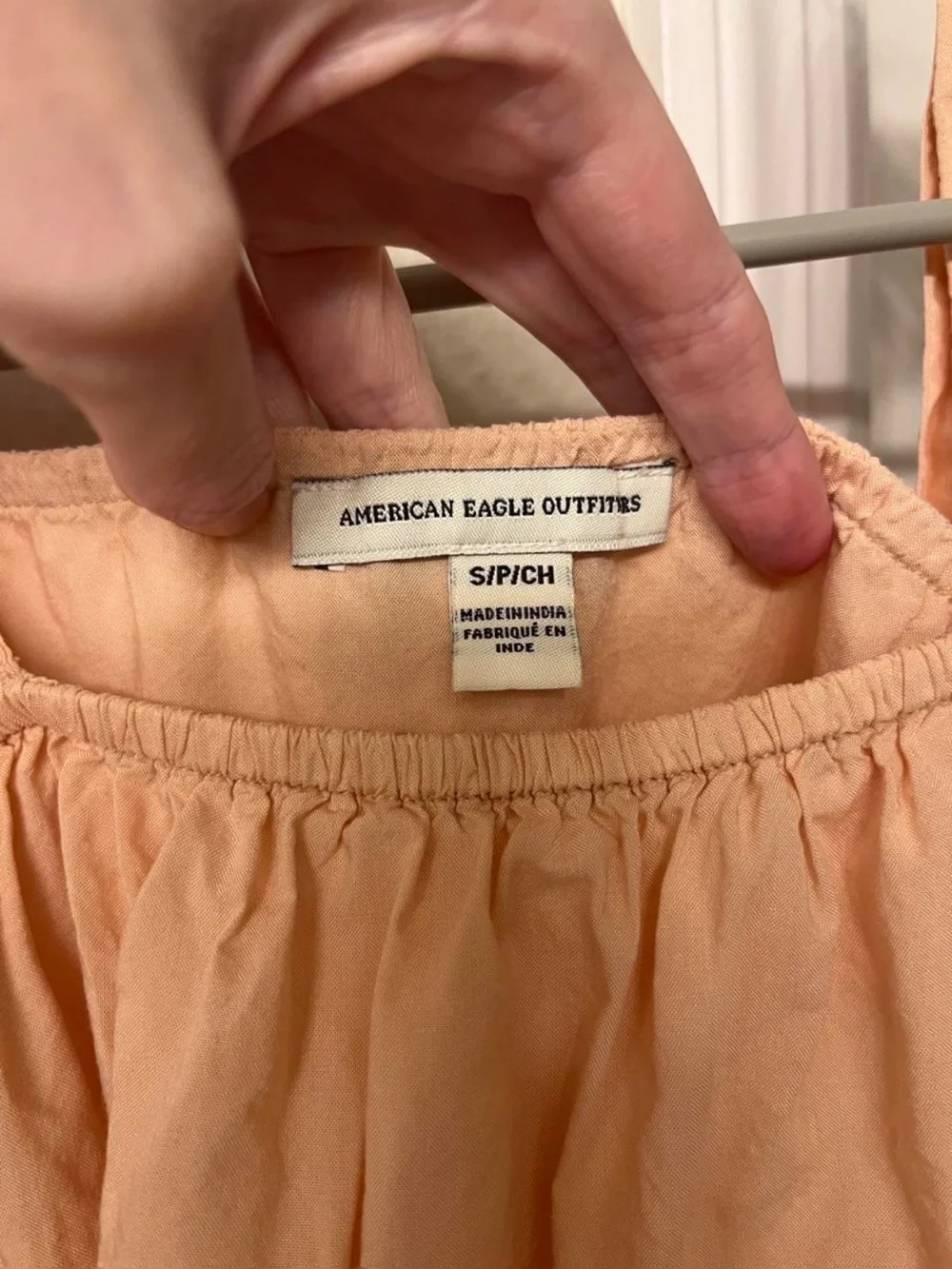 EUC/Like-New American Eagle Outfitters Shoulder-Tie Tiered Ruffle/Lace Tank Top - Picture 6 of 7